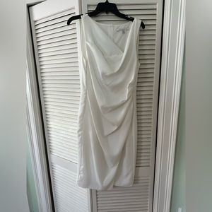 Black halo asymmetrical dress